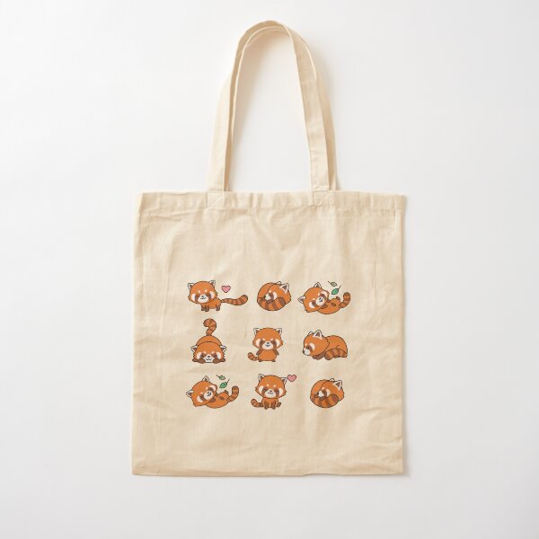 Motif Panda rouge Tote bag classique