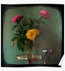Peonies & Roses - Still Life TTV Poster
