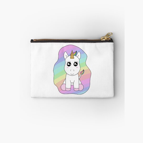 Item preview, Cute Unicorn With Rainbow Background designed and sold by --Iris--.