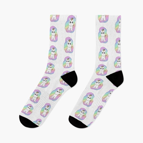 Item preview, Cute Unicorn With Rainbow Background designed and sold by --Iris--.