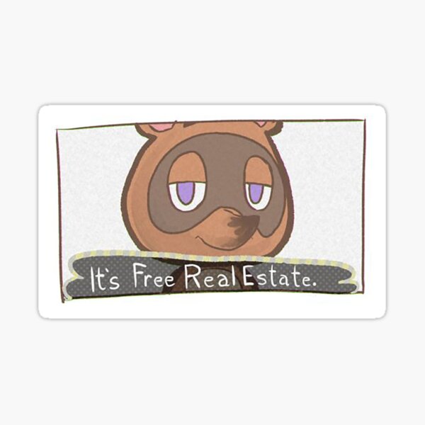 c'est de l'immobilier gratuit Sticker