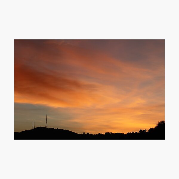 Yesterday Orange Photographic Print