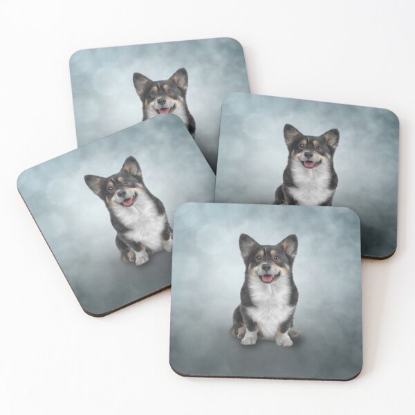 Item preview, Drawing Dog Welsh Corgi black designed and sold by bonidog.