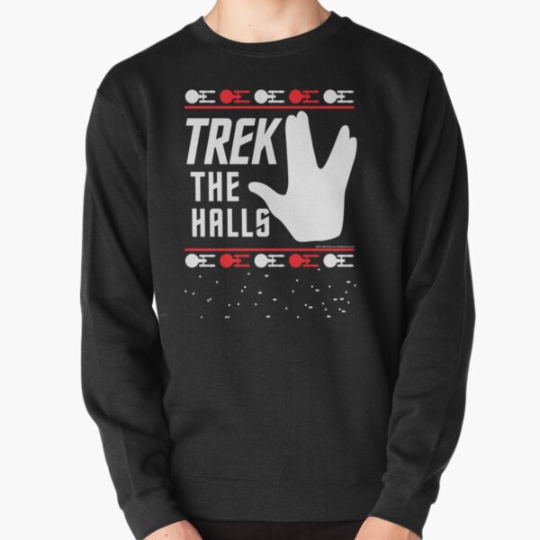 Star Trek The Halls Ugly Christmas Sweater Pullover Sweatshirt