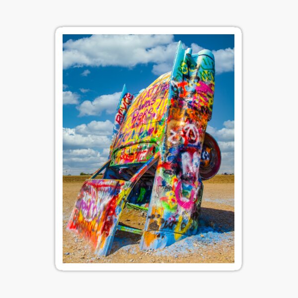Cadillac Ranch Caddy Sticker