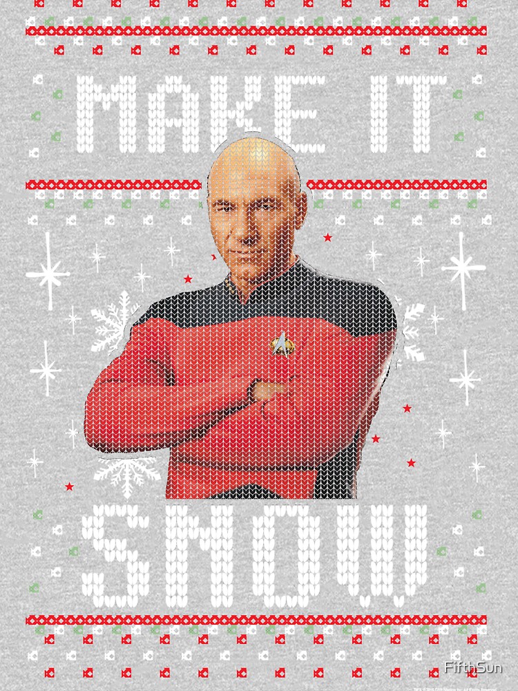 Picard make it snow sweater hotsell