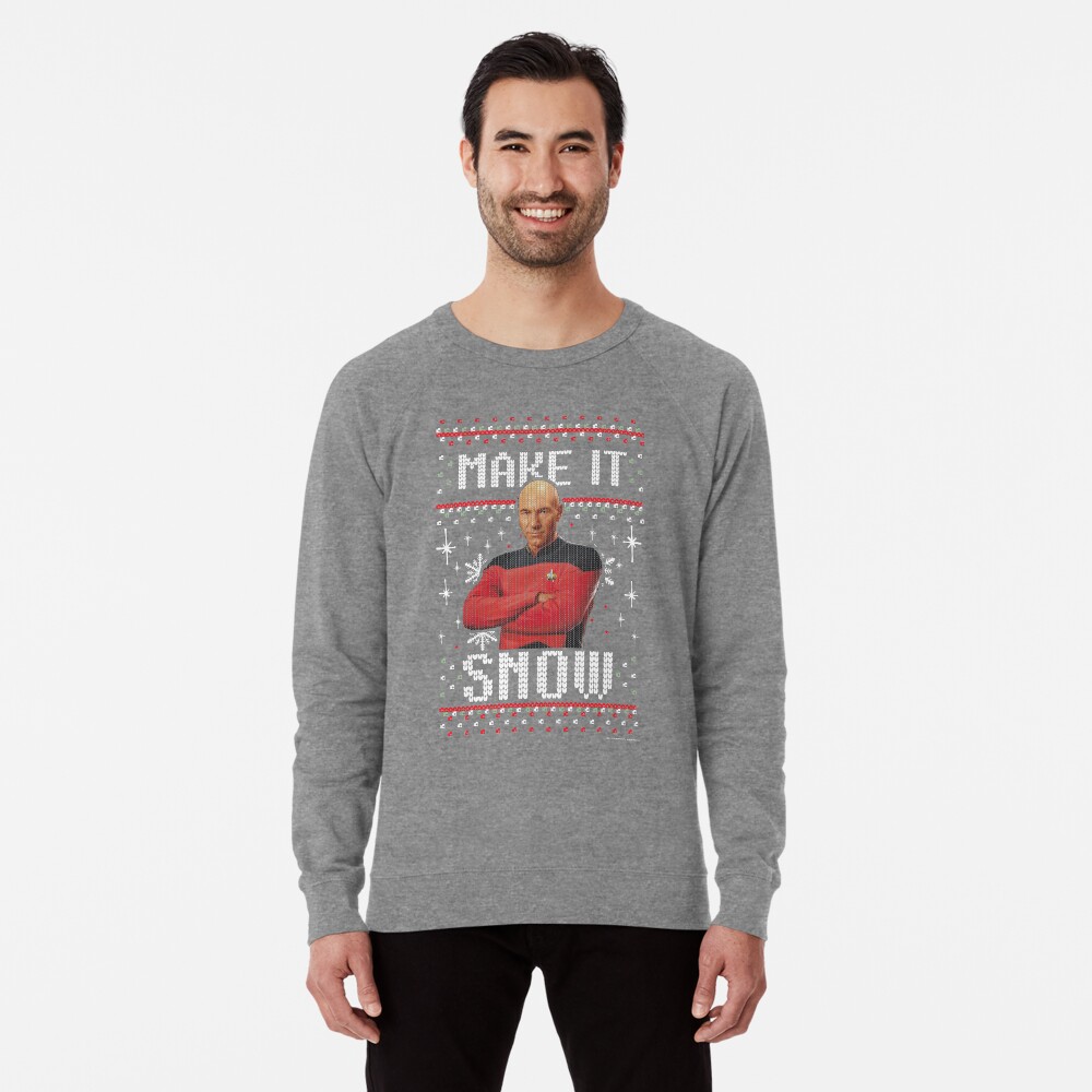 Picard make it snow sweater hotsell