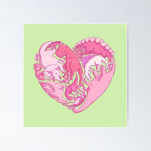 Loveasaurus Poster