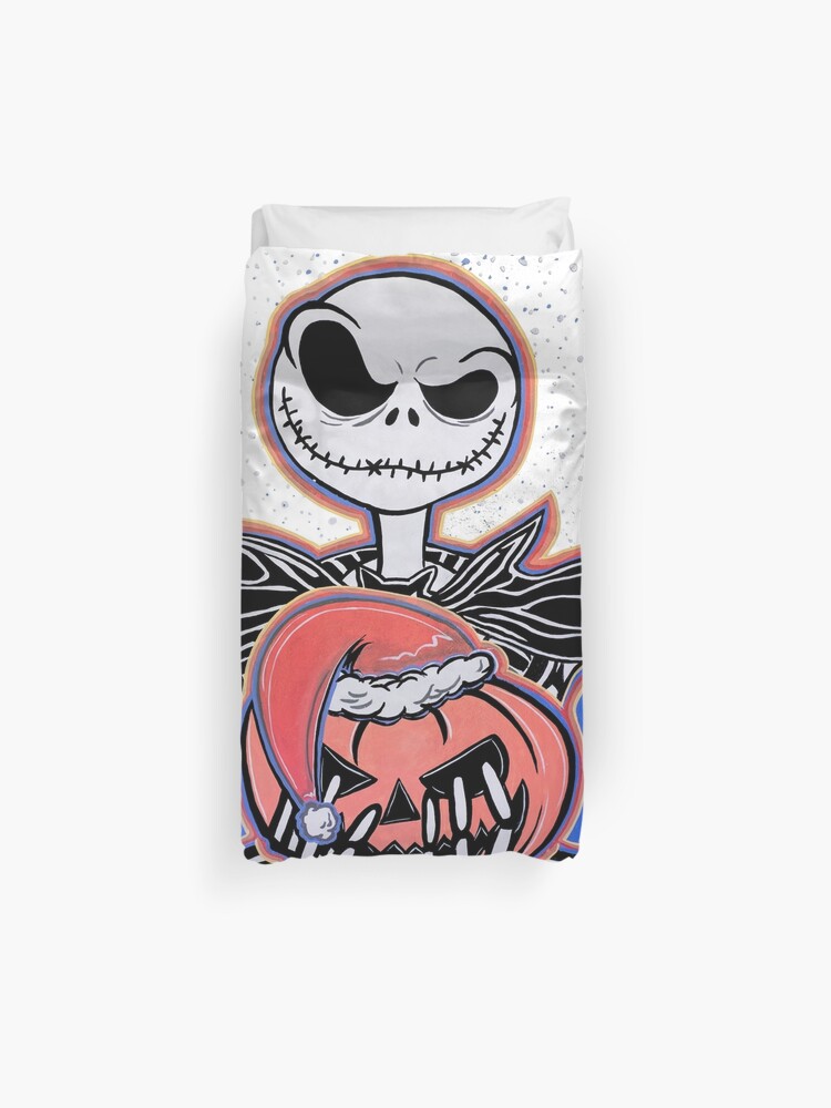 Nightmare Before Christmas Duvet Cover By Donniewright Redbubble