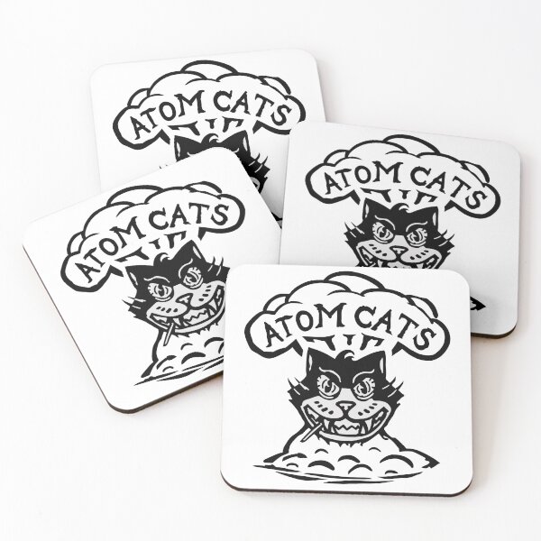 Item preview, Black and White Atomic Kittens designed and sold by Rusembell.