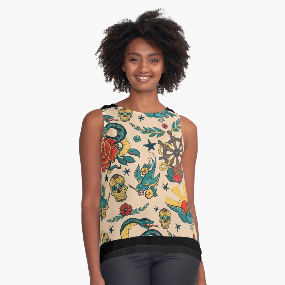 Item preview, Sleeveless Top designed and sold by IrenesGoodies.