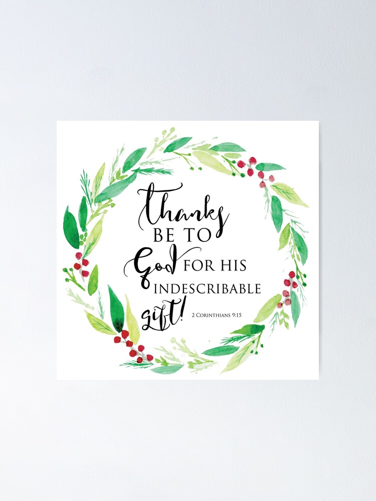 Thanks Be To God {Poster}