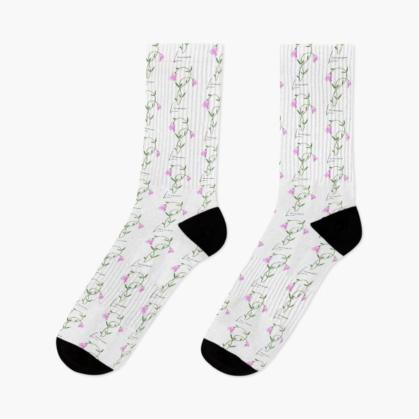 Item preview, Nordic Wildflower Linnea Twinflower Pretty Pink Flowers floral designed and sold by funnytshirtemp.
