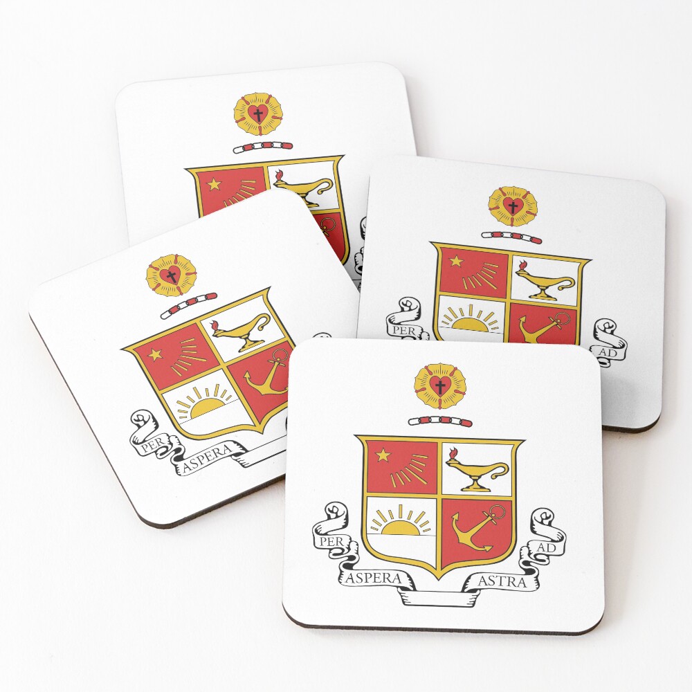 Beta Sigma Psi - Crest Coasters (Set of 4)