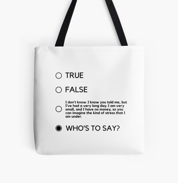Item preview, Who's To Say John Mulaney (Black Logo) designed and sold by usernate.