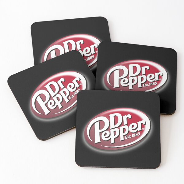 Best Seller Dr Pepper Merchandise Coasters (Set of 4)