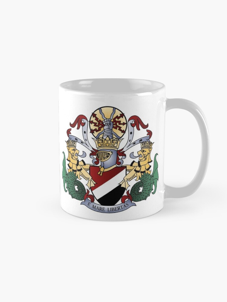 Thumbnail 5 of 6, Coffee Mug, Coat of Arms of the Principality of Sealand designed and sold by PZAndrews.