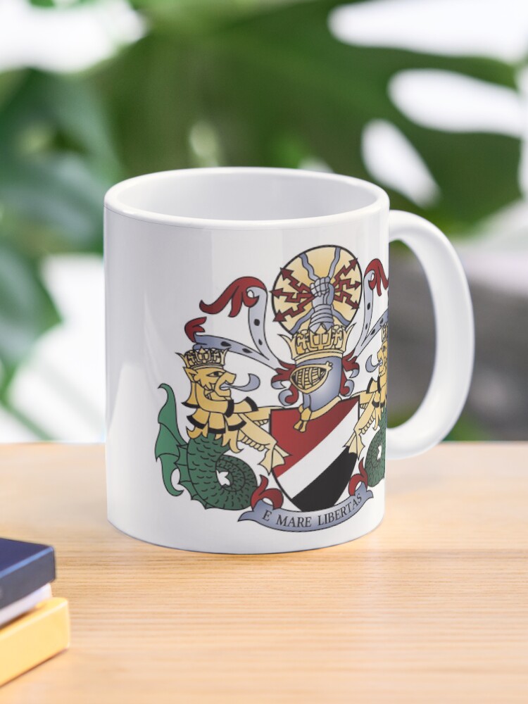Thumbnail 1 of 6, Coffee Mug, Coat of Arms of the Principality of Sealand designed and sold by PZAndrews.