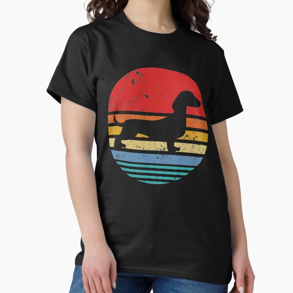 Item preview, Dachshund Retro Sunset Dog Daschund designed and sold by TrendzyMerch.