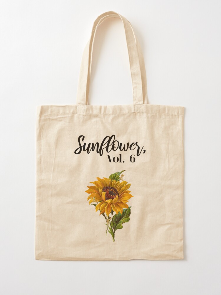 sunflower canvas bag