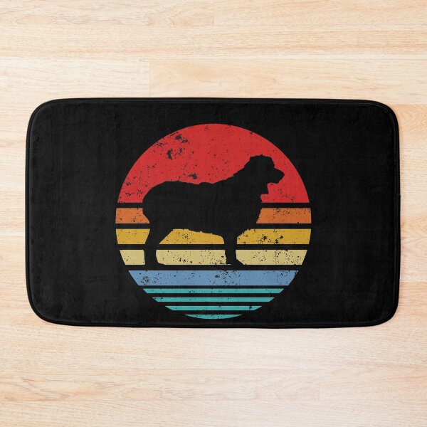 Item preview, Australian Shepherd Aussie Retro Sunset Distressed Dog  designed and sold by TrendzyMerch.