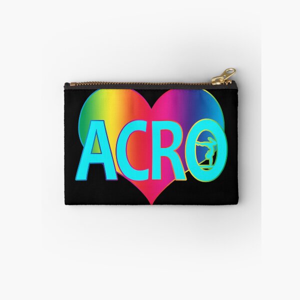 Item preview, Acro Rainbow Heart for Acro Lovers Colorful designed and sold by XanderWitch Creative.