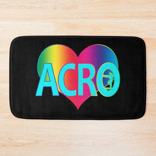 Item preview, Acro Rainbow Heart for Acro Lovers Colorful designed and sold by XanderWitch Creative.
