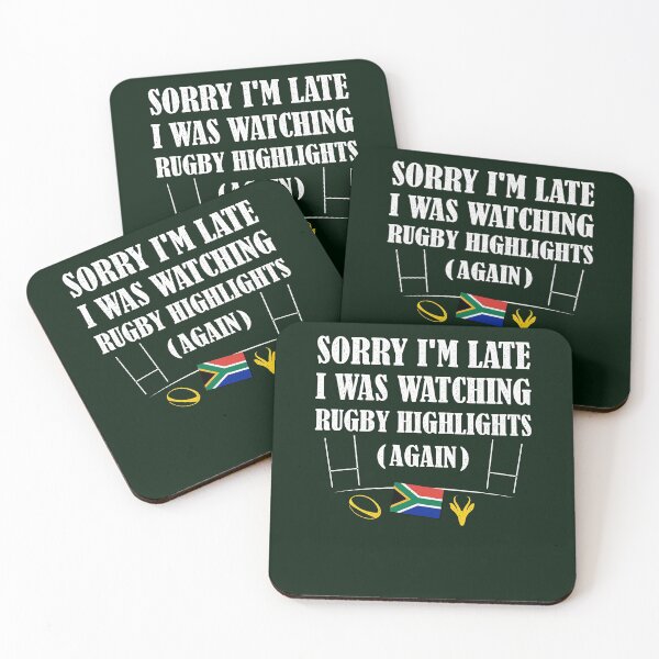Item preview, Sorry Im Late I Was Watching Rugby Highlights (Again) designed and sold by d247.