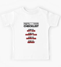 Mighty Mods Check List Kids Tee