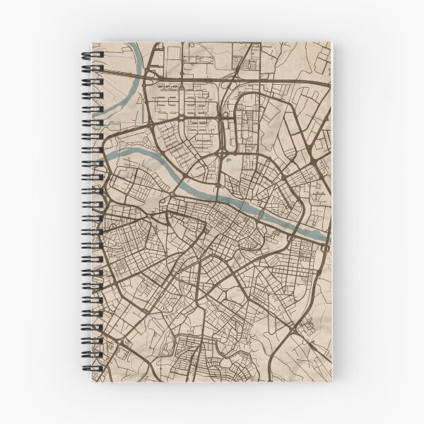 Item preview, Zaragoza Sepia Map designed and sold by CPTVDesign.