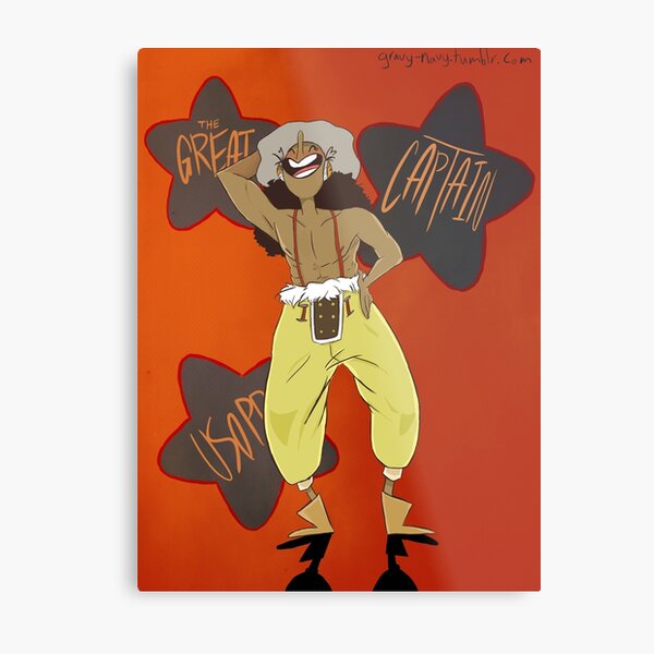 Usopp the Precious Cinnamon Roll Metal Print