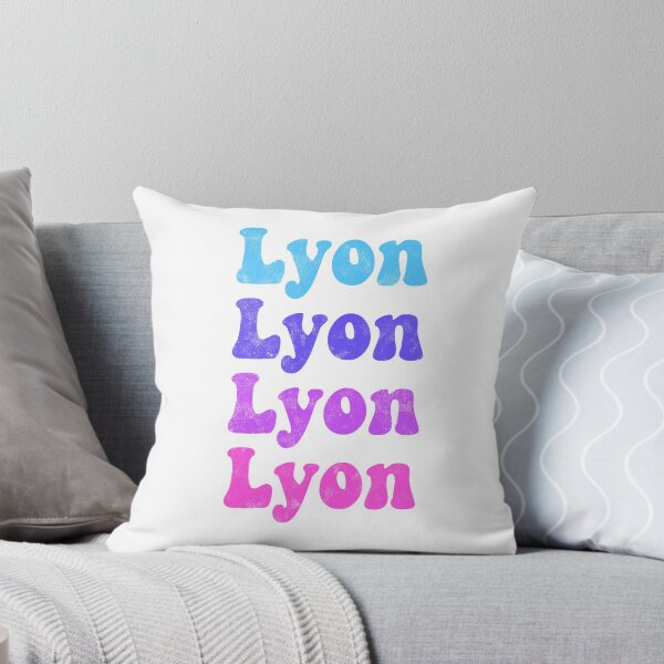 Item preview, Retro Lyon - Pink to Blue designed and sold by abbysdecals.