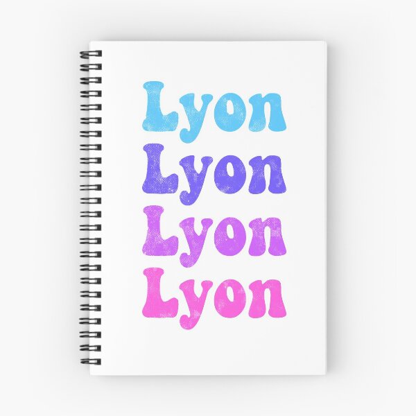 Item preview, Retro Lyon - Pink to Blue designed and sold by abbysdecals.