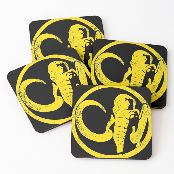 Item preview, Black Mastodon Power Symbol - Distressed designed and sold by ScapegoatPrints.