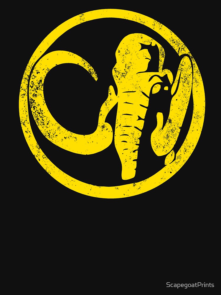 Black Mastodon Power Symbol - Distressed by ScapegoatPrints