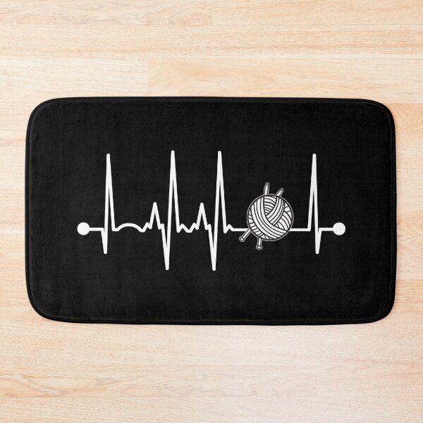 Item preview, Knitting Heartbeat designed and sold by teesaurus.