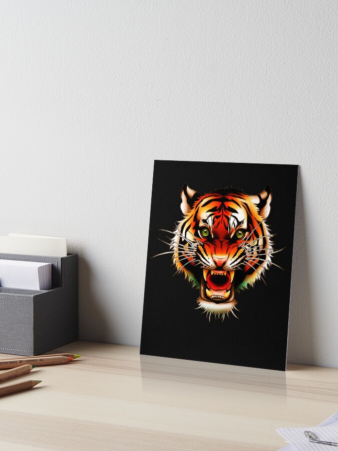 Wild tiger Face Animals Sticker' Men's T-Shirt