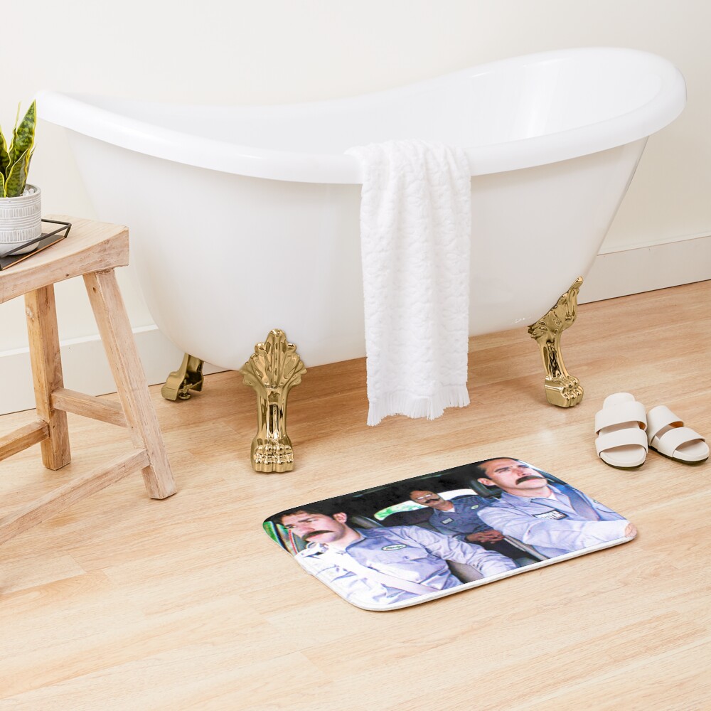 Jim, Dwight and Michael as Warehouse Workers Bath Mat