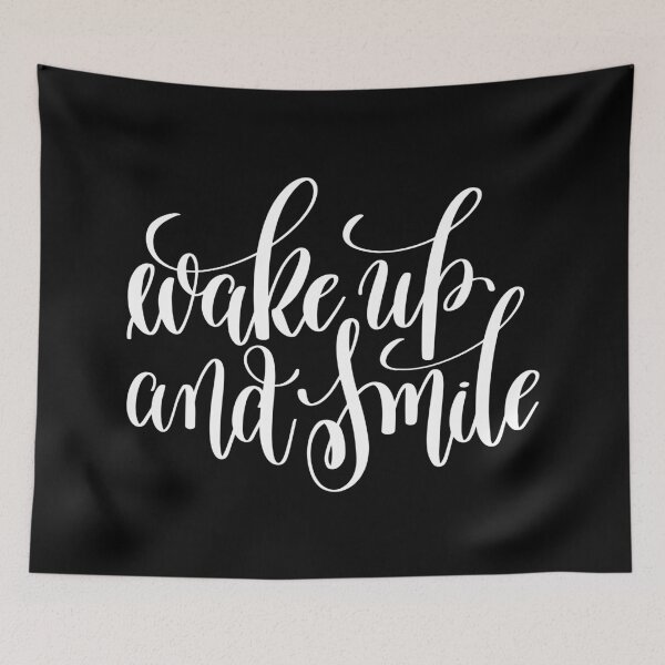 Item preview, Wake Up And Smile Inspirational Quotes designed and sold by ProjectX23.