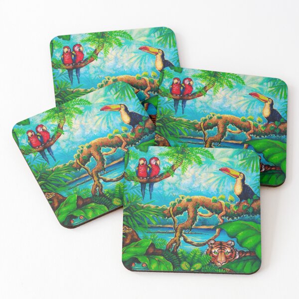 Item preview, Jungle Animals designed and sold by PaintedKoala.