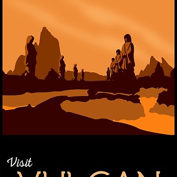 Artwork thumbnail, Vulcan Travel Poster by doctorheadly