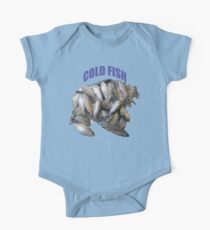 Fish on Ice~COLD FISH One Piece - Short Sleeve