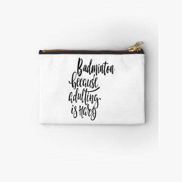 Item preview, Badminton Because Adulting Is Hard designed and sold by ProjectX23.