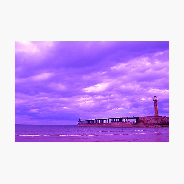 Whitby Seawall Photographic Print