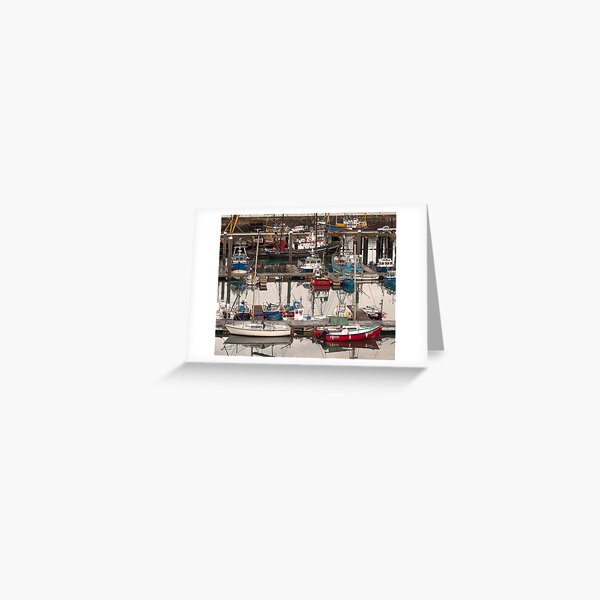 Newlyn Harbour Greeting Card
