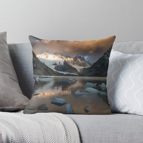 Tower Lake Throw Pillow