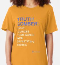 Truth Bomber - Definition - dark shirt T-shirt ajusté
