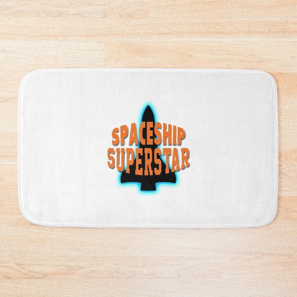 Item preview, 'Spaceship Superstar' (White) designed and sold by The Button Gal.