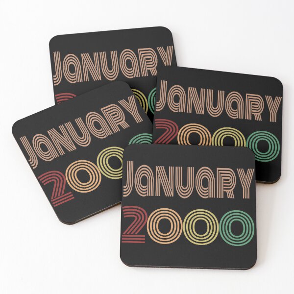 Item preview, Happy 20th Birthday, Happy twenties Birthday, born in January 2000 designed and sold by marosharaf.