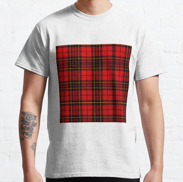 BRODIE RED MODERN TARTAN Classic T-Shirt